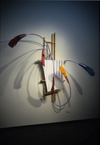 Disorderly Conduit
Wood, Steel, Plastic, Hardware, Paint
7&rsquo;W. x 3&rsquo;D. x 7&rsquo;3&rdquo;H.
2005